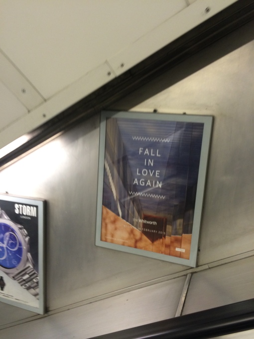 Poster at Euston Station, London
